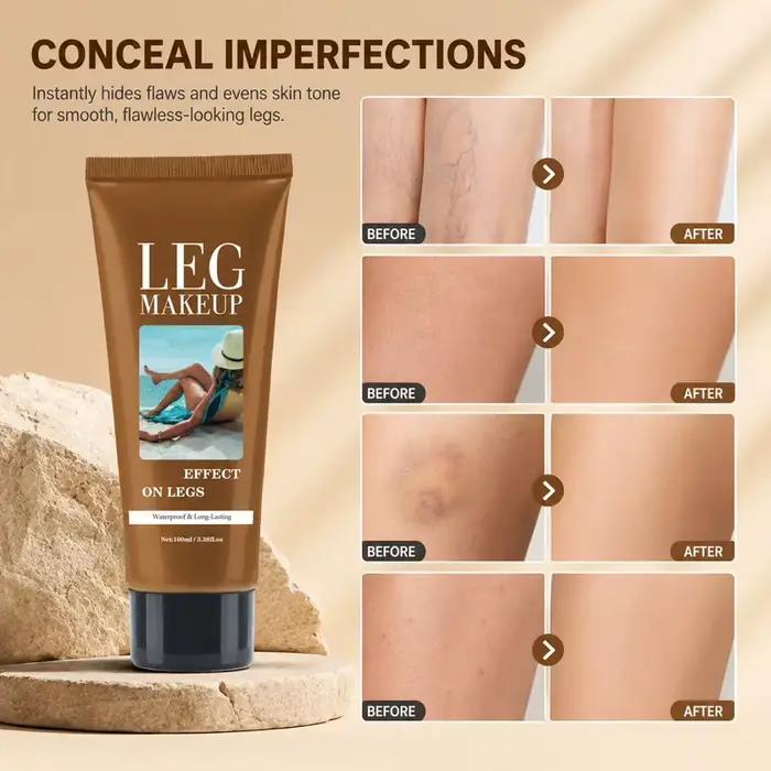 Maquillage corporel waterproof pour les jambes