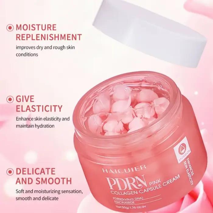 Crème hydratante et nourrissante au collagène PDRN rose coréen