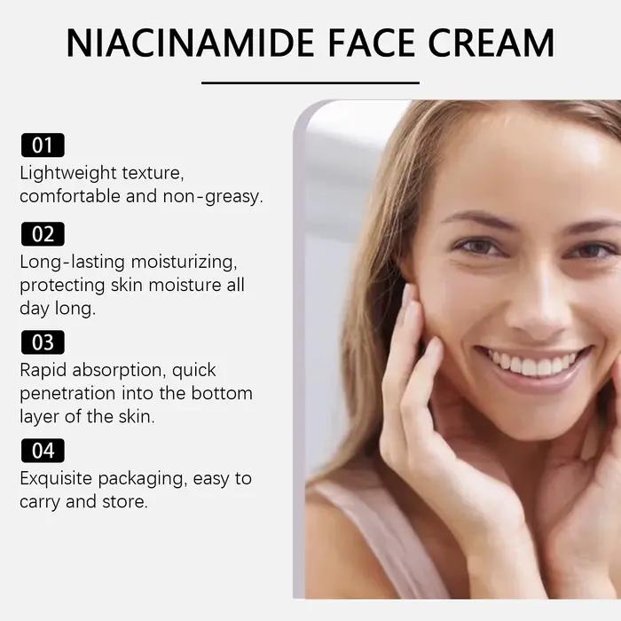 Niacinamide crème pour le visage Anti mélanine estompe les taches foncées réduire la Pigmentation soulager la