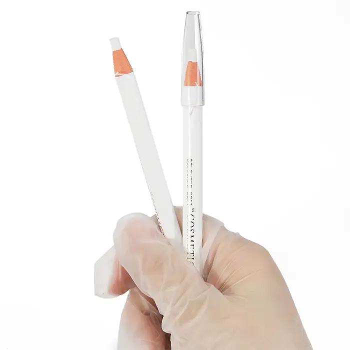1 stylo à sourcils blanc imperméable pour microblading