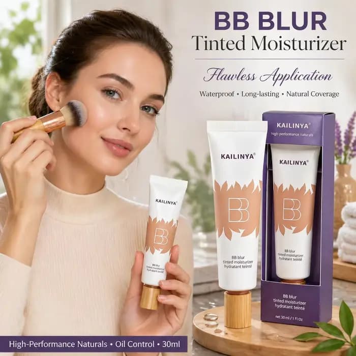 Crème BB avec primer et fond de teint contouring – Hydratante pour peaux sèches