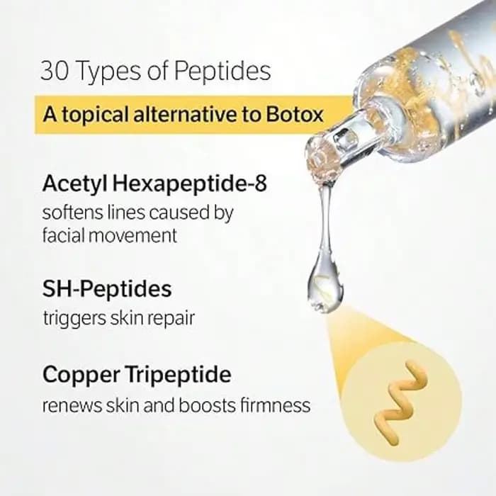 Lifting intensif au peptide de soie | Sérum anti-âge pour le visage avec collagène et complexe de 30 peptides