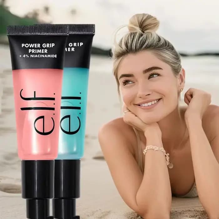 Gel Primer Hydratant Éclaircissant 75ml Elf Power Grip à l'Acide Hyaluronique et Niacinamide