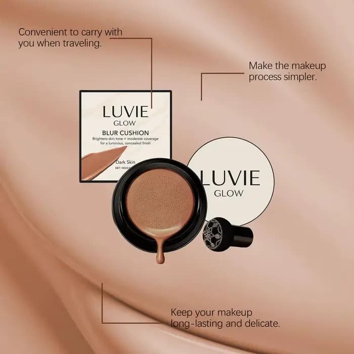 LUVIE brillant tête de champignon coussin d'air BB crème fond de teint