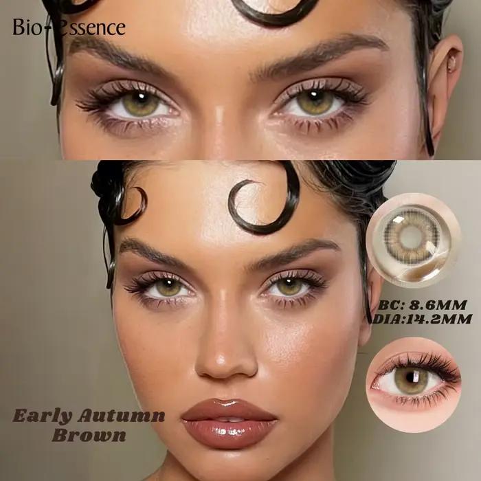 Lentilles de contact colorées Bio-essence Grey Eyes