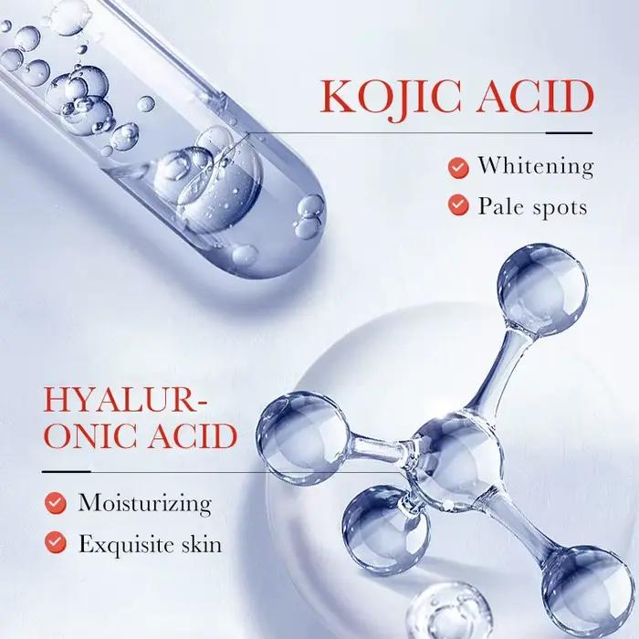 1/2/4 pièces SADOER acide kojique crème pour le visage hydratante taches de rousseur crèmes éclaircissantes