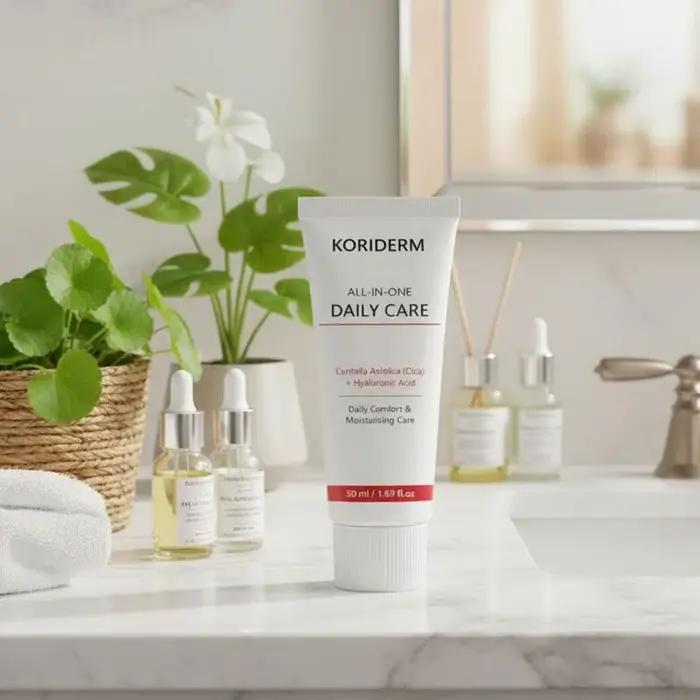 Crème hydratante pour le visage à la Centella Asiatica