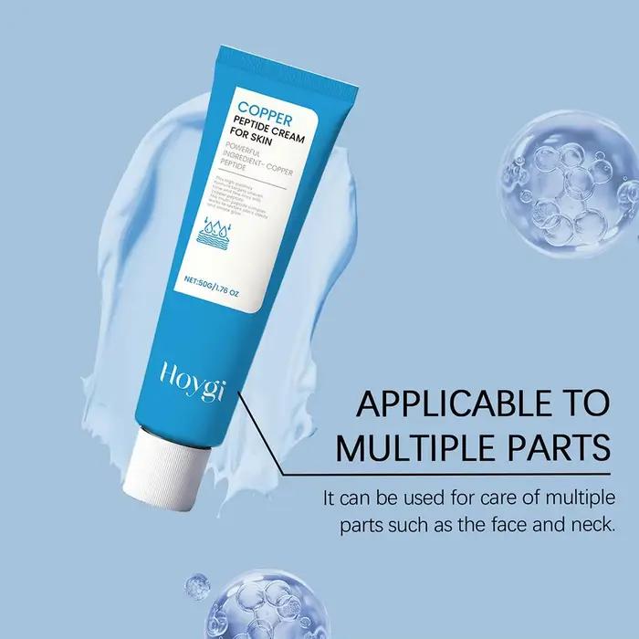 Crème peptidique de cuivre pour le visage