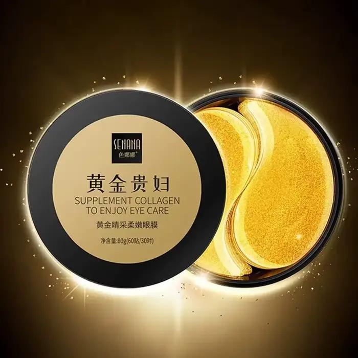 Masque hydratant doré pour les yeux