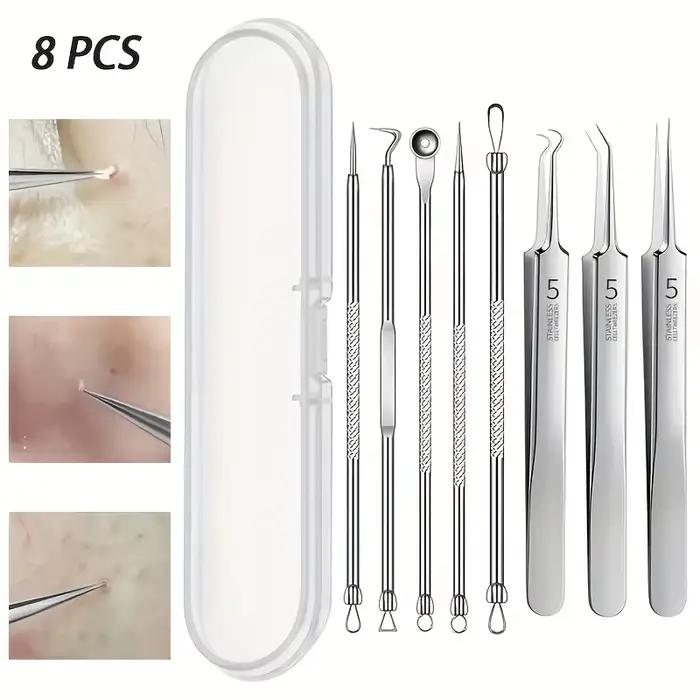 1/8 pièces PcCell boutons points noirs dissolvant pince Ultra-fine
