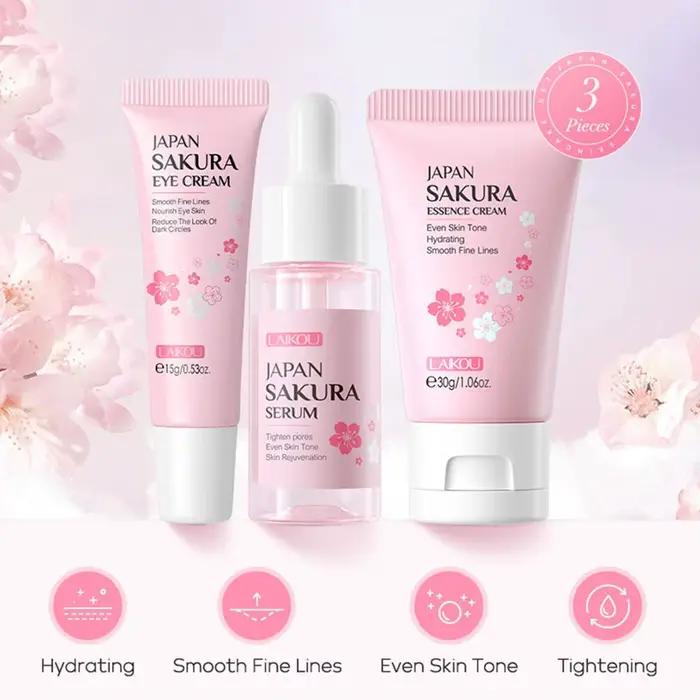 Sakura-Ensembles de soins de la peau pour femme