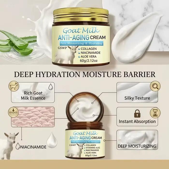 Crème hydratante anti-âge au lait de chèvre GSWP