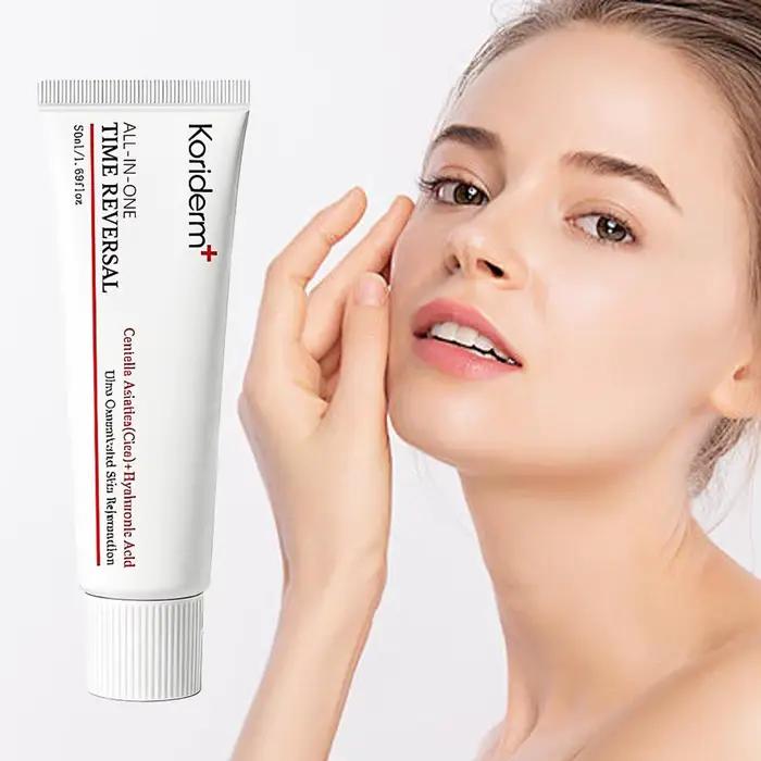 Crème Coréenne Anti-Âge à la Centella Asiatica et à l'Acide Hyaluronique - Absorption Rapide