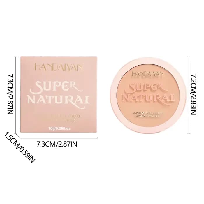 Poudre pressée mate pour le visage
