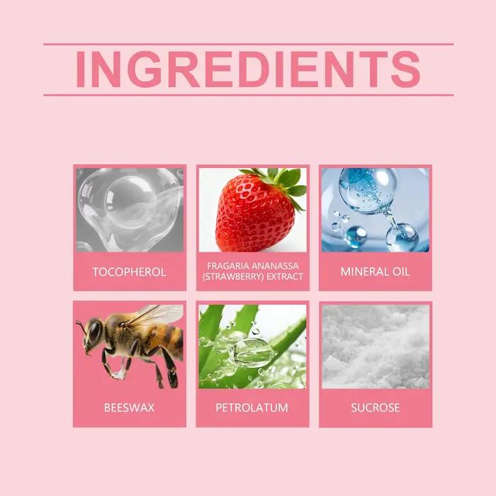 Gommage à lèvres aux fraises