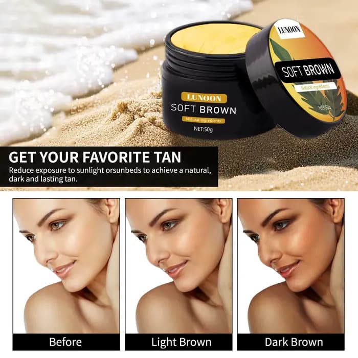 Crème Autobronzante & Protectrice Solaire - Bronzant Visage & Corps Longue Durée