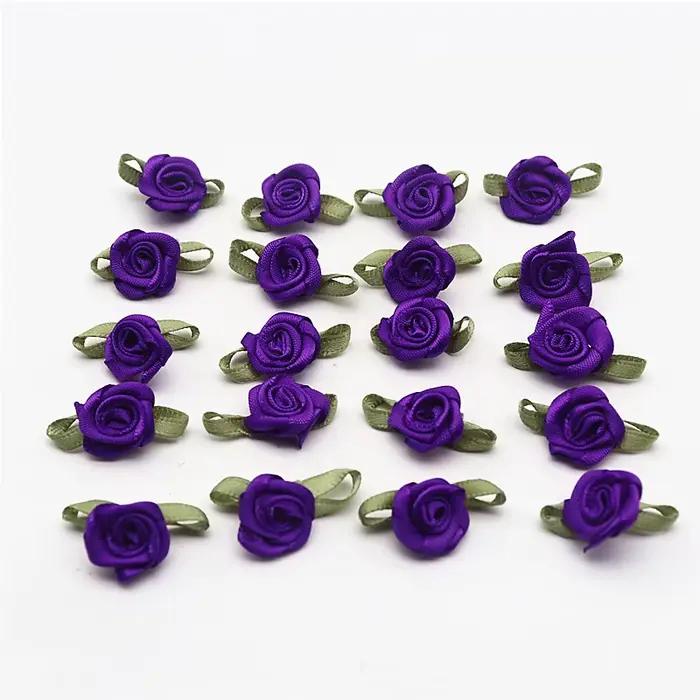 Accessoires pour cheveux faits à la main, avec petites feuilles, bouton de rose, épingle à cheveux bricolage, matériel de décoration, 20 à 40 pièces