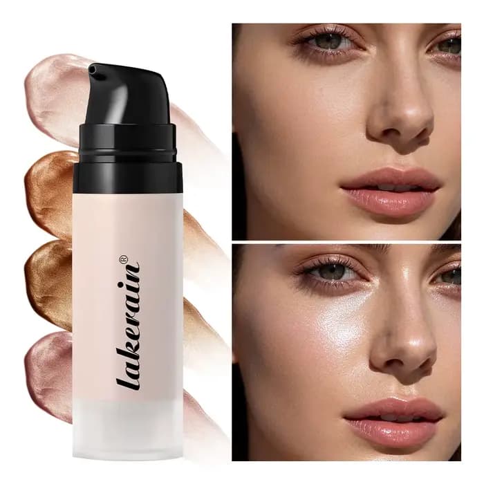 Fond de teint surbrillance Llluminator Primer Glowy Super Gel léger rosée polyvalent hydratant nourrir maquillage Non collant