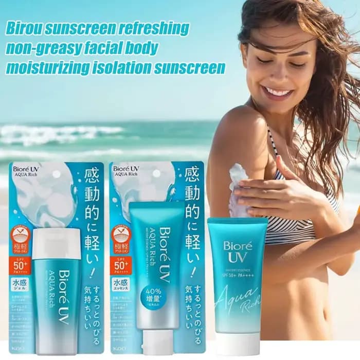 Crème solaire hydratante et non grasse Biore Anti-ultraviolet SPF50+ PA++++ pour le corps et le visage