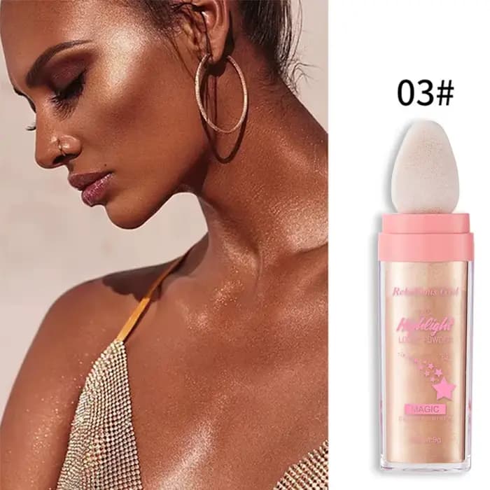 Poudre illuminatrice scintillante effet soie