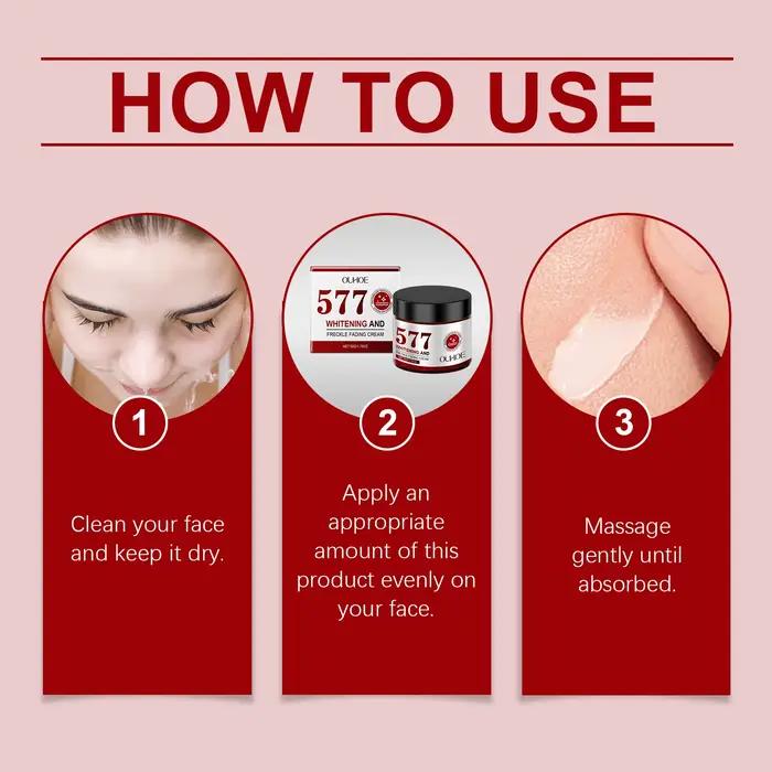 Crème de décoloration de tache de rousseur blanchissant la pigmentation de retrait de taches foncées réduisant