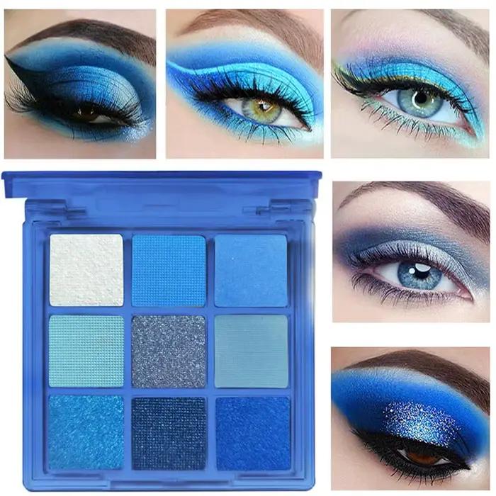 Palette de fard à barrage bleu sang