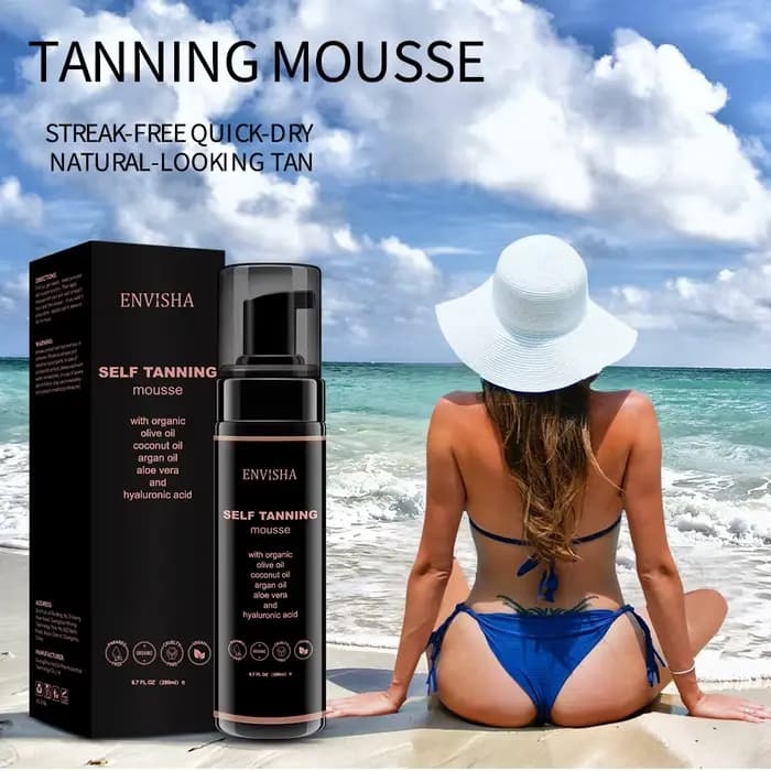 Envsha – Mousse autobronzante pour le visage