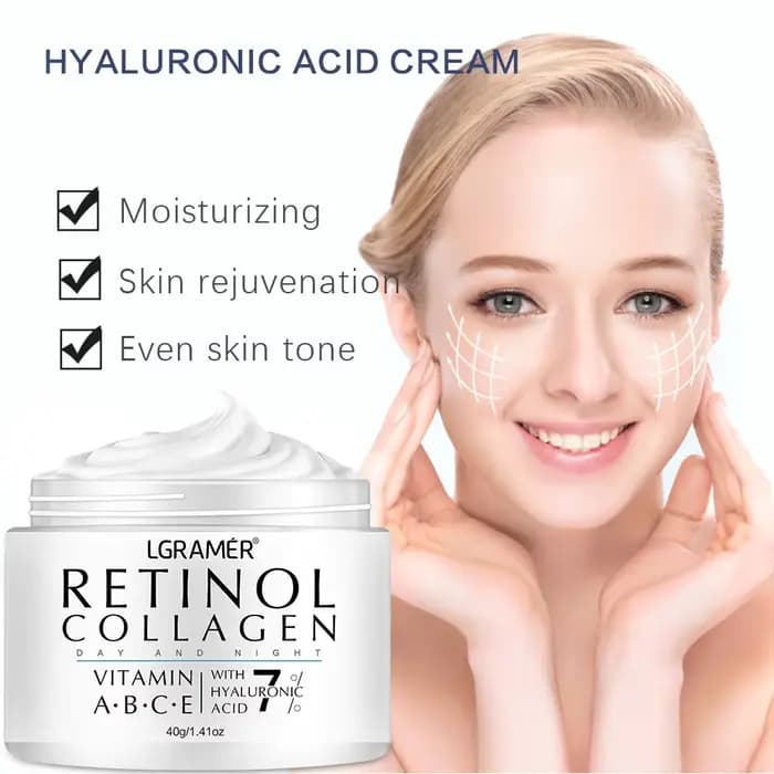 Crème anti-rides au rétinol pour le visage