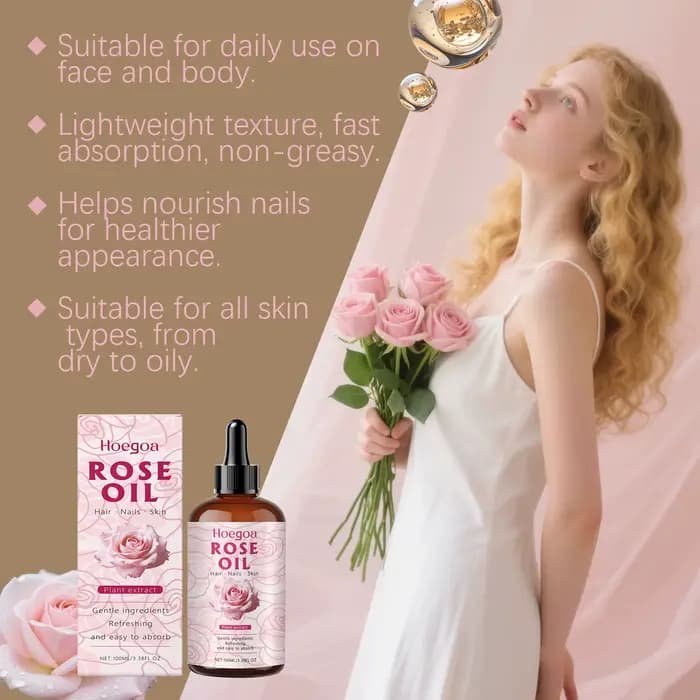 Huile de Rose pour le visage