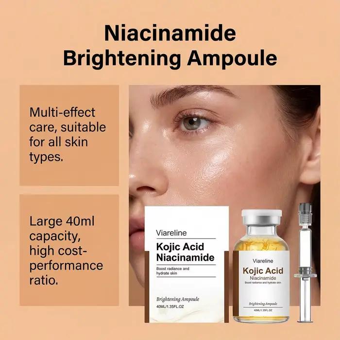 Ampoule éclaircissante Viarelime à l'acide kojique et à la niacinamide 40 ml