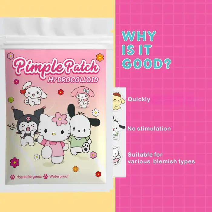 80 autocollants anti-boutons Sanrio