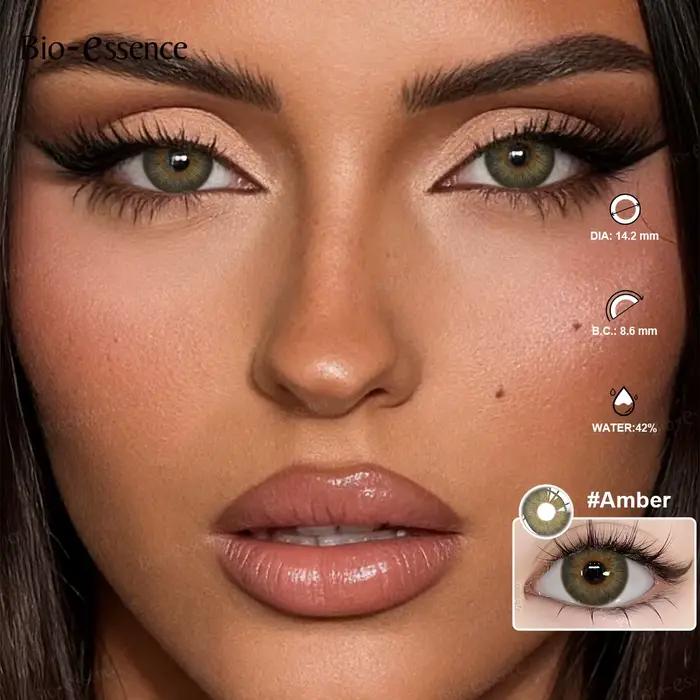 Lentilles de contact colorées Bio-essence Grey Eyes