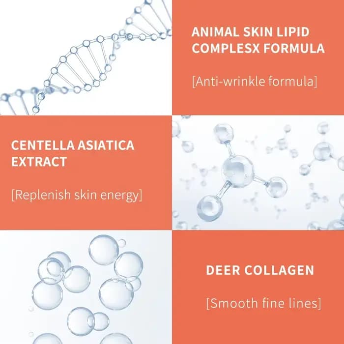 Crème pour les yeux au collagène peptide