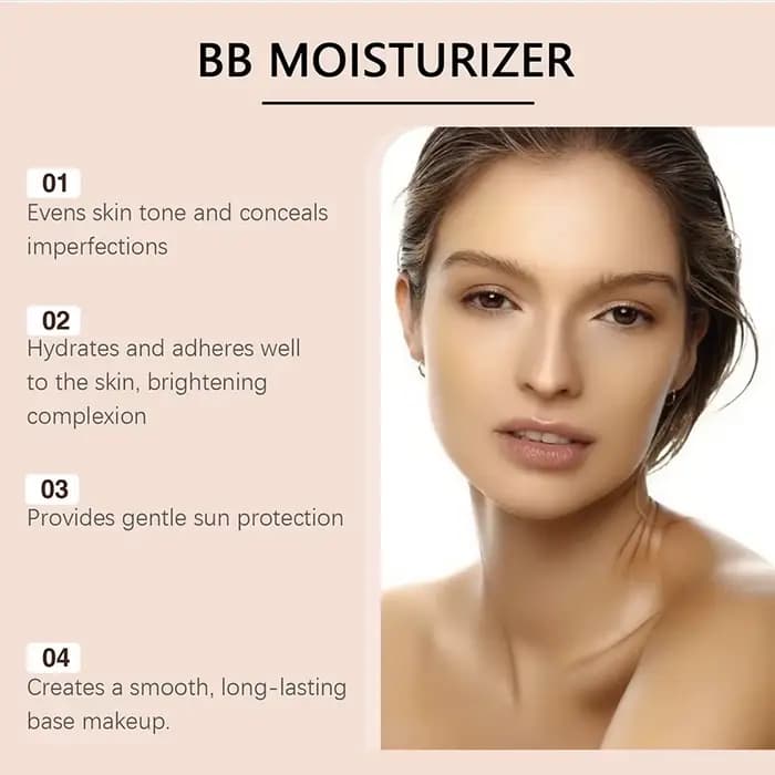 Ensemble de crème BB avec pinceau