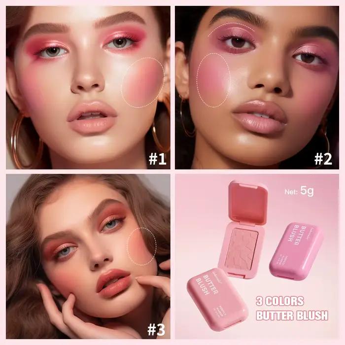 Maquillage professionnel poudre Blush 12HR porter formule végétalienne fard à joues