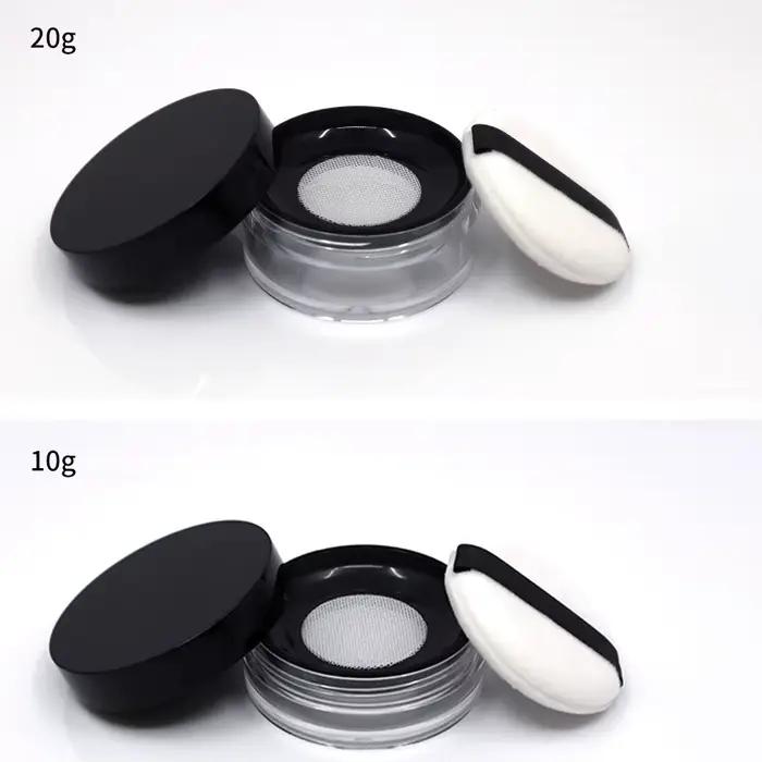 Pot de Poudre en Plastique Portable de 10g/20g
