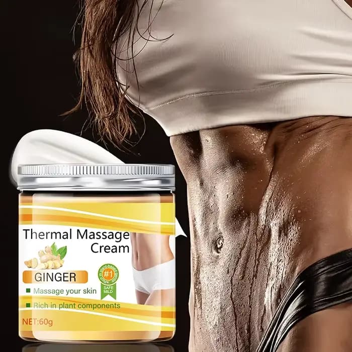 Crème hydratante pour le corps au gingembre 60 g – Convient