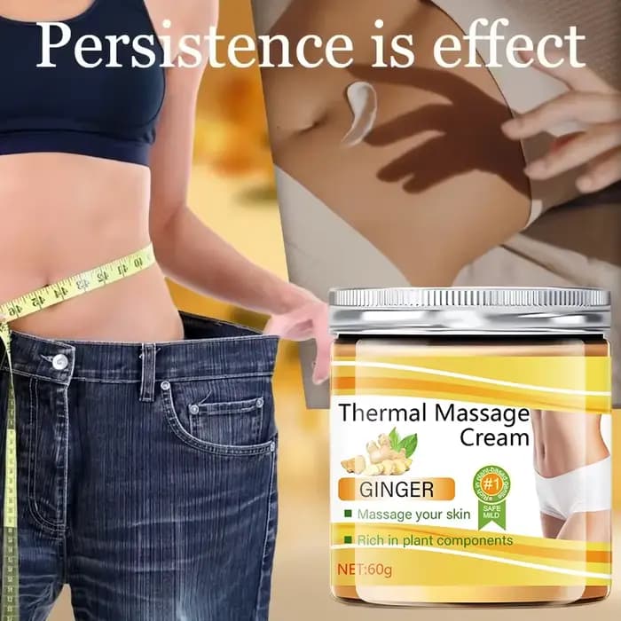 Crème hydratante pour le corps au gingembre 60 g – Convient