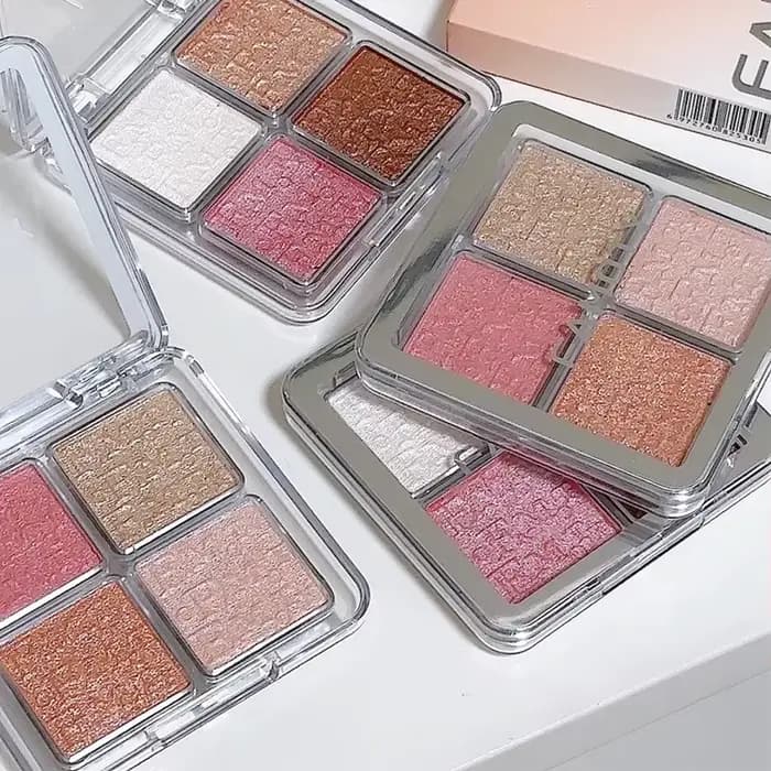 Palette de surligneurs pour le visage