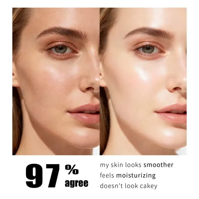 Crème BB avec primer et fond de teint contouring – Hydratante pour peaux sèches