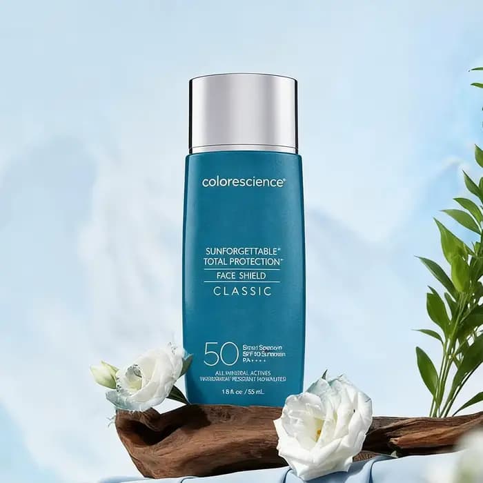 Fond de teint Colorescience Sunforgettable Total Protection Classic SPF50+ Éclat Naturel Non Gras pour Tous Types de Peau