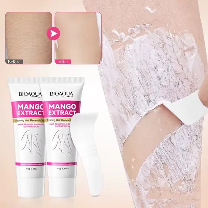 Crème dépilatoire permanente