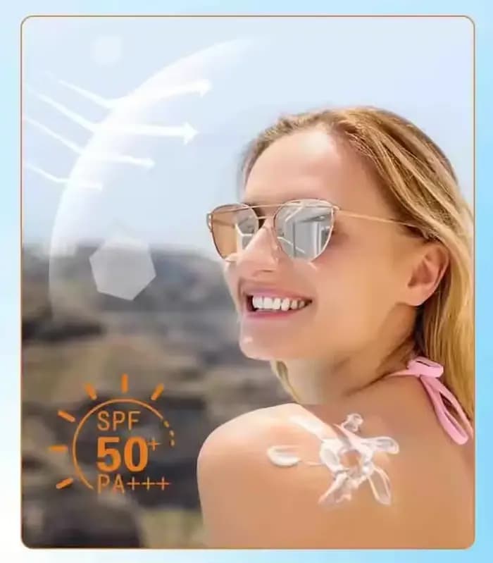 Lotion solaire protectrice UV SPF 50+ pour le visage