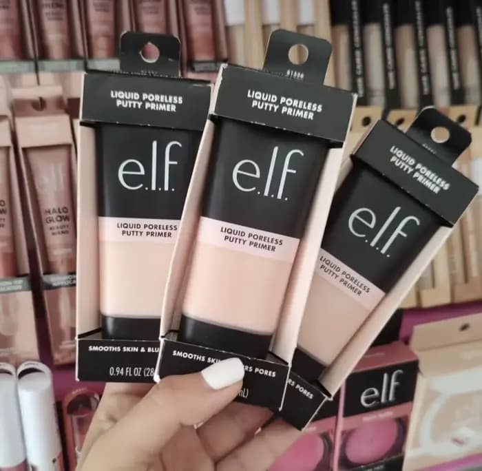28ml e.l.f. Base de Teint Liquide Lissante Effet Peau Nette et Pores Estompés – Marque Coréenne Originale –