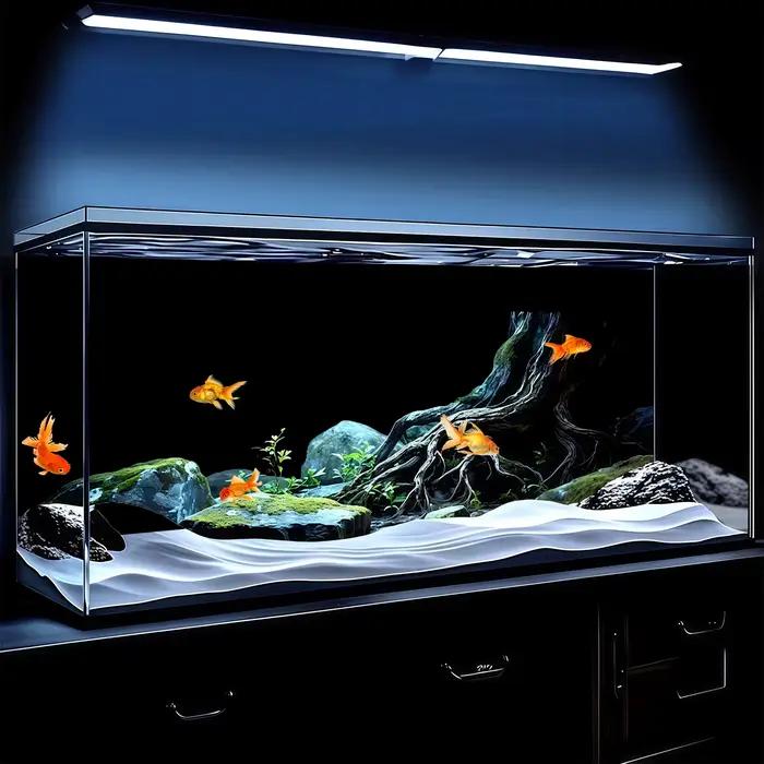 Peinture de fond d'aquarium noire, autocollants pour aquarium, toile de fond d'aquarium, décoration d'aquarium, fond de terrarium pour reptiles, décor d'aquarium