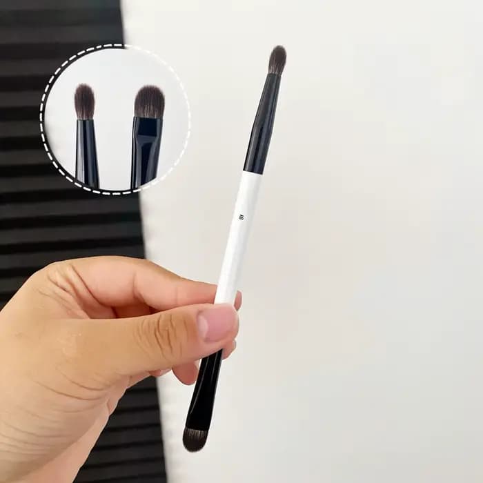 Pinceau à poudre crème double extrémité E6