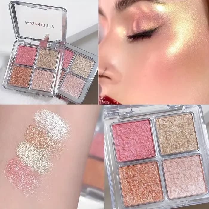 Palette de surligneurs pour le visage