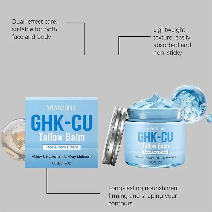 Baume au suif de cuivre GHK-CU pour le visage et le corps