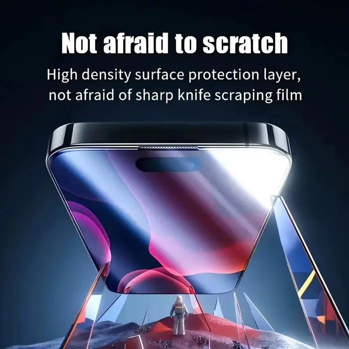 Lot de 5 protections d'écran HD en verre trempé, installation facile, pour iPhone 17, 16, 13 Pro Max, 11, 15, 14, 16e, 12 Mini, XR, X, Xs, 7, 8 Plus, Air