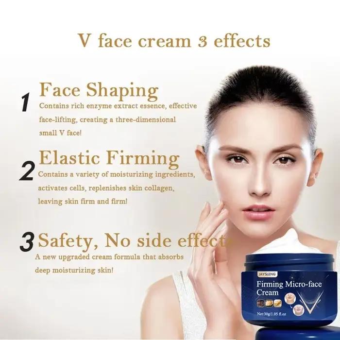 Crème amincissante en forme de V